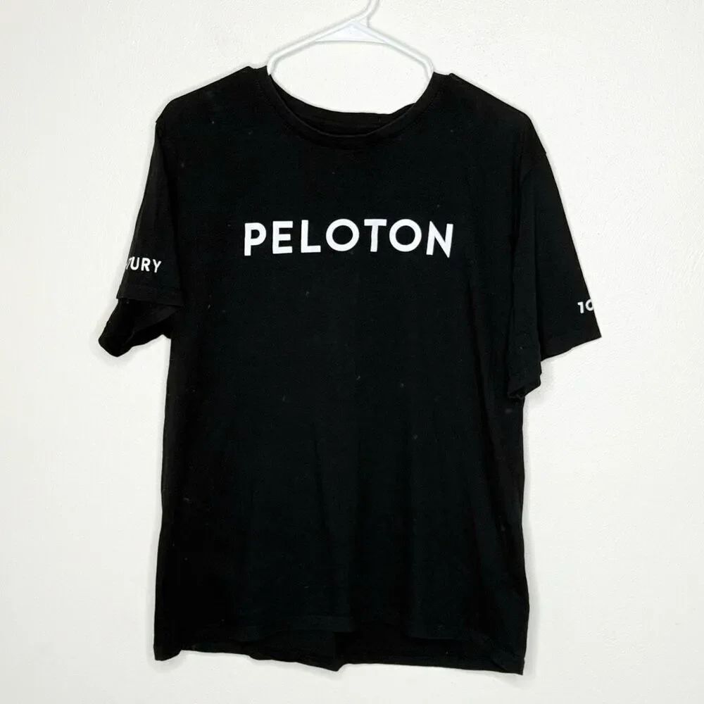 Peloton Century Black Short Sleeve Tee - Women’s US XL